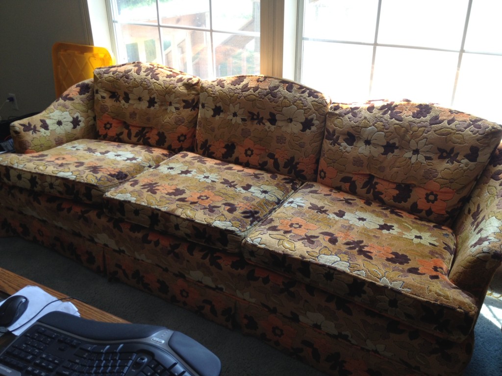 ugliest couch ever